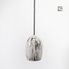 Suspension en céramique raku #124
