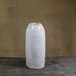 Vase en céramique raku #117 | Pièce unique faite main – Mimeiceramics