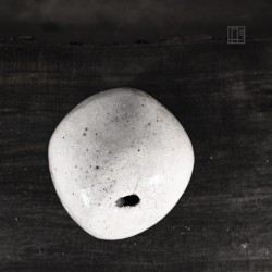 Vase en céramique raku #104 | Pièce unique faite main – Mimeiceramics