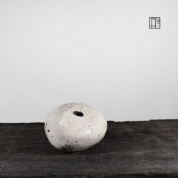 Vase en céramique raku #104 | Pièce unique faite main – Mimeiceramics