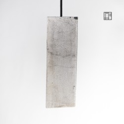 Suspension en céramique raku #110 | Lampe artisanale faite main – Mimeiceramics