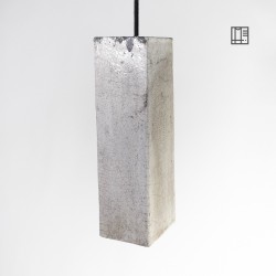 Suspension en céramique raku #110 | Lampe artisanale faite main – Mimeiceramics