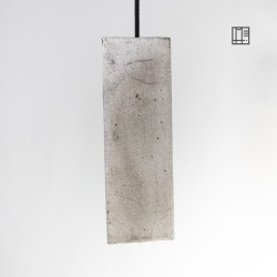 Suspension en céramique raku #110 | Lampe artisanale faite main – Mimeiceramics