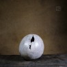 Vase en céramique raku #88 | Pièce unique faite main – Mimeiceramics