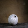 Vase en céramique raku #88 | Pièce unique faite main – Mimeiceramics
