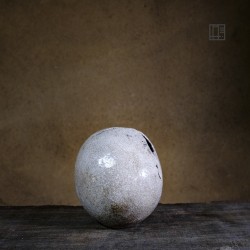 Vase en céramique raku #88 | Pièce unique faite main – Mimeiceramics