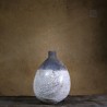 Vase en céramique raku #94 | Pièce unique faite main – Mimeiceramics