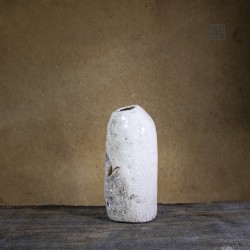 Vase en céramique raku #81 | Pièce unique faite main – Mimeiceramics