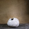 Vase en céramique raku #89 | Pièce unique faite main – Mimeiceramics
