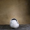 Vase en céramique raku #89 | Pièce unique faite main – Mimeiceramics