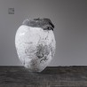 Vase en céramique raku #166 | Pièce unique faite main – Mimeiceramics