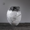 Vase en céramique raku #166