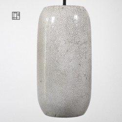 Suspension en céramique raku #172 | Lampe artisanale faite main – Mimeiceramics