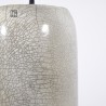 Suspension en céramique raku #172 | Lampe artisanale faite main – Mimeiceramics