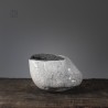 Vase en céramique raku #158 | Pièce unique faite main – Mimeiceramics