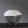 Vase en céramique raku #163 | Pièce unique faite main – Mimeiceramics