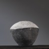 Vase en céramique raku #163 | Pièce unique faite main – Mimeiceramics