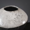 Vase en céramique raku #163 | Pièce unique faite main – Mimeiceramics