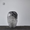 Vase en céramique raku #167 | Pièce unique faite main – Mimeiceramics