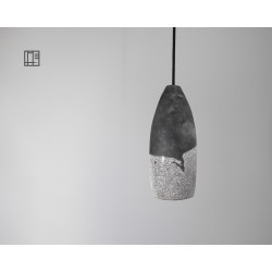 Suspension en céramique raku #171 | Lampe artisanale faite main – Mimeiceramics