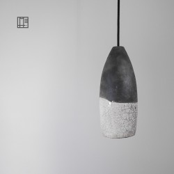 Suspension en céramique raku #171