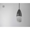 Suspension en céramique raku #171 | Lampe artisanale faite main – Mimeiceramics
