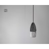 Suspension en céramique raku #171 | Lampe artisanale faite main – Mimeiceramics