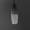Suspension en céramique raku #175 | Lampe artisanale faite main – Mimeiceramics