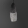 Suspension en céramique raku #175 | Lampe artisanale faite main – Mimeiceramics