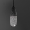 Suspension en céramique raku #175 | Lampe artisanale faite main – Mimeiceramics