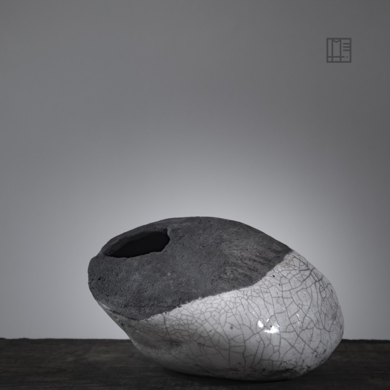 Vase en céramique raku #169 Vase en céramique raku #169