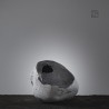 Vase en céramique raku #169 | Pièce unique faite main – Mimeiceramics