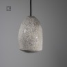 Suspension en céramique raku #173 | Lampe artisanale faite main – Mimeiceramics