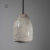Suspension en céramique raku #173 | Lampe artisanale faite main – Mimeiceramics