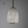 Suspension en céramique raku #173 | Lampe artisanale faite main – Mimeiceramics