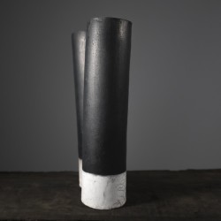 Paire de vases en céramique raku #182 – Mimeiceramics