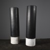 Paire de vases en céramique raku #182 – Mimeiceramics