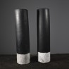 Paire de vases en céramique raku #182 – Mimeiceramics