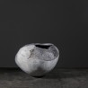 Vase en céramique raku #185 | Pièce unique faite main – mimeiceramics