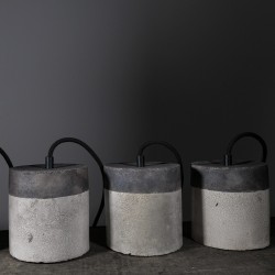 Suspension en céramique raku #181 | Lampe artisanale faite main – Mimeiceramics
