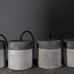 Suspension en céramique raku #181 | Lampe artisanale faite main – Mimeiceramics