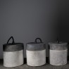 Suspension en céramique raku #181 | Lampe artisanale faite main – Mimeiceramics