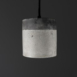 Suspension en céramique raku #181 | Lampe artisanale faite main – Mimeiceramics