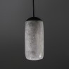 Suspension en céramique raku #180 | Lampe artisanale faite main – Mimeiceramics