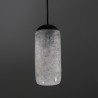 Suspension en céramique raku #180 | Lampe artisanale faite main – Mimeiceramics