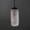 Suspension en céramique raku #180 | Lampe artisanale faite main – Mimeiceramics