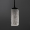 Suspension en céramique raku #180 | Lampe artisanale faite main – Mimeiceramics