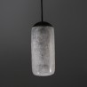 Suspension en céramique raku #180 | Lampe artisanale faite main – Mimeiceramics