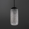 Suspension en céramique raku #180 | Lampe artisanale faite main – Mimeiceramics