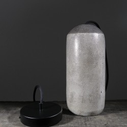 Suspension en céramique raku #180 | Lampe artisanale faite main – Mimeiceramics